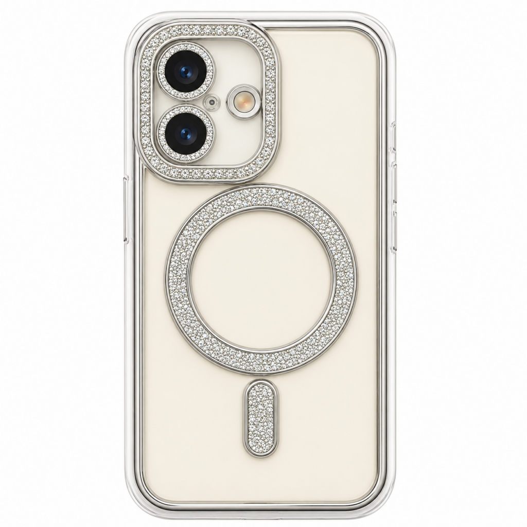 luxury iphone case with crystal accents