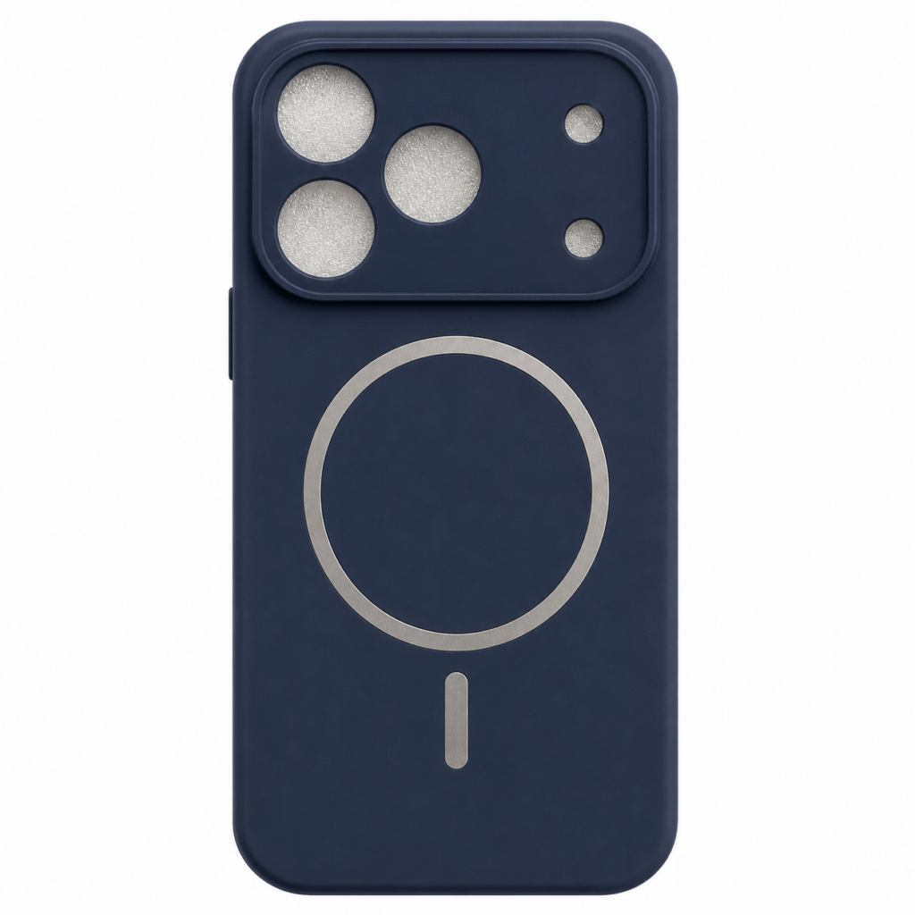 minimalist navy phone case design