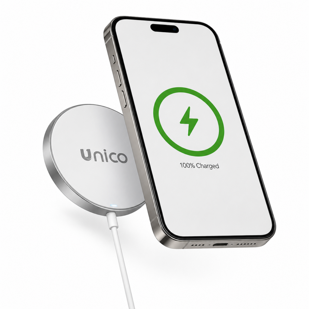 unico 15w magnetic wirless charger